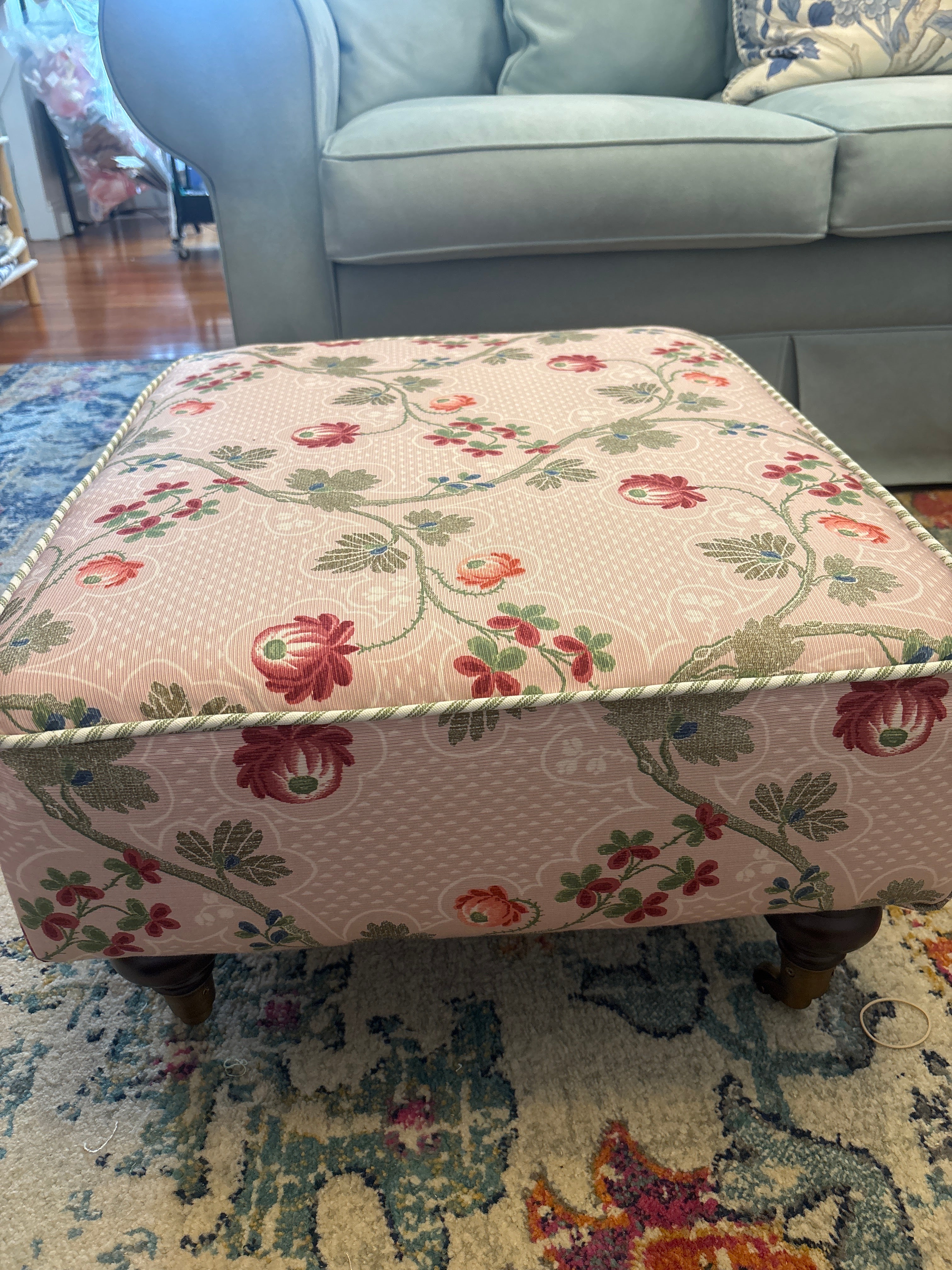 Malmaison Rose ottoman
