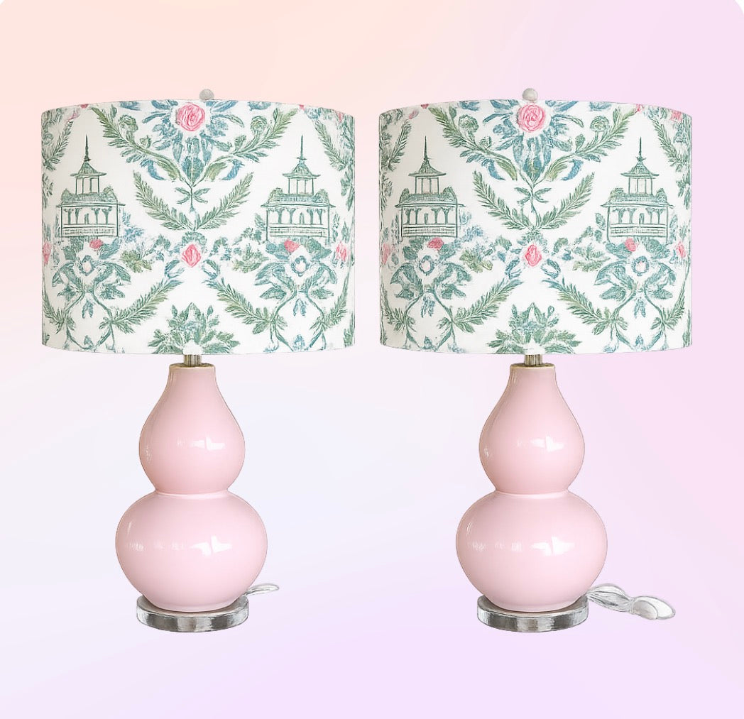 Pink lamps