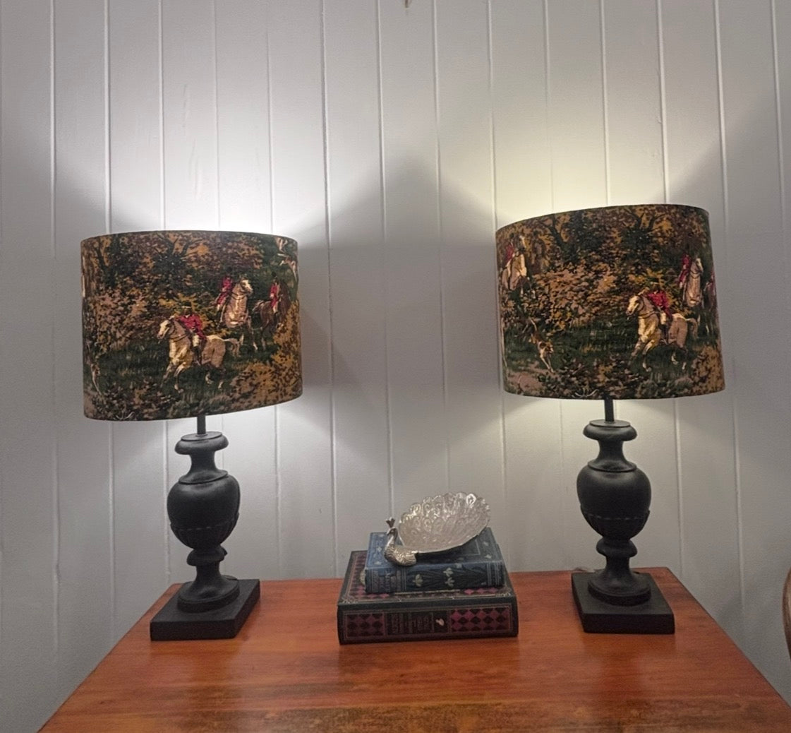 Horse and Hound lamps