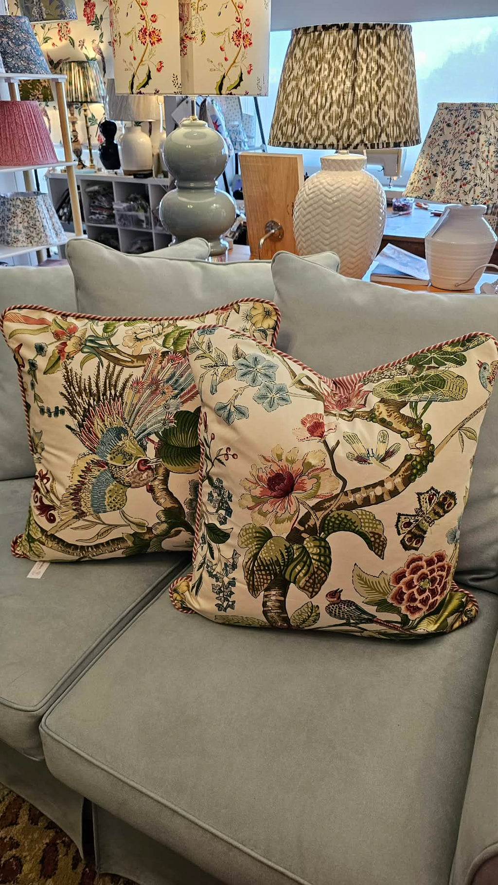Schumacher cushion cover
