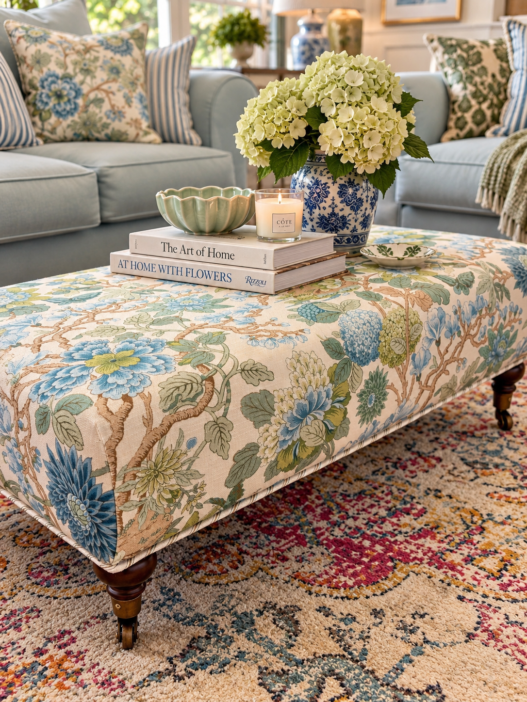 Little Magnolia Ottoman