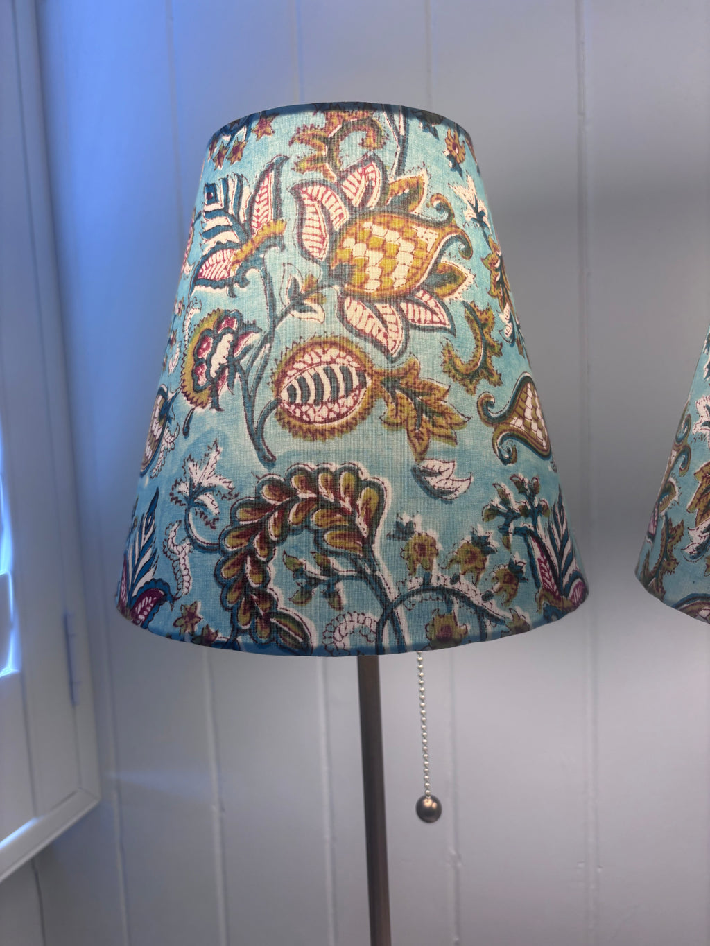 Indian block print lamps