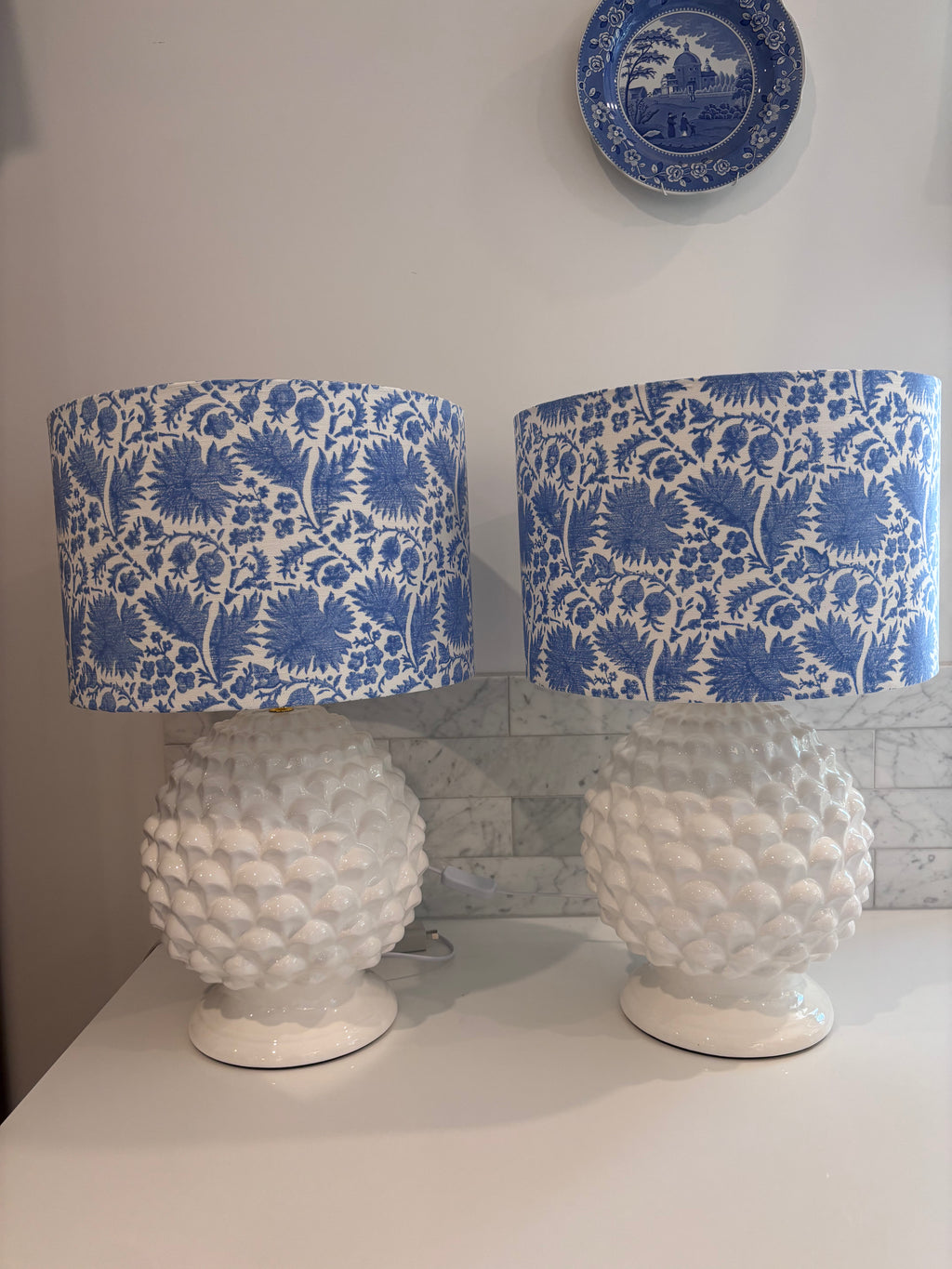 Large Artichoke lamp