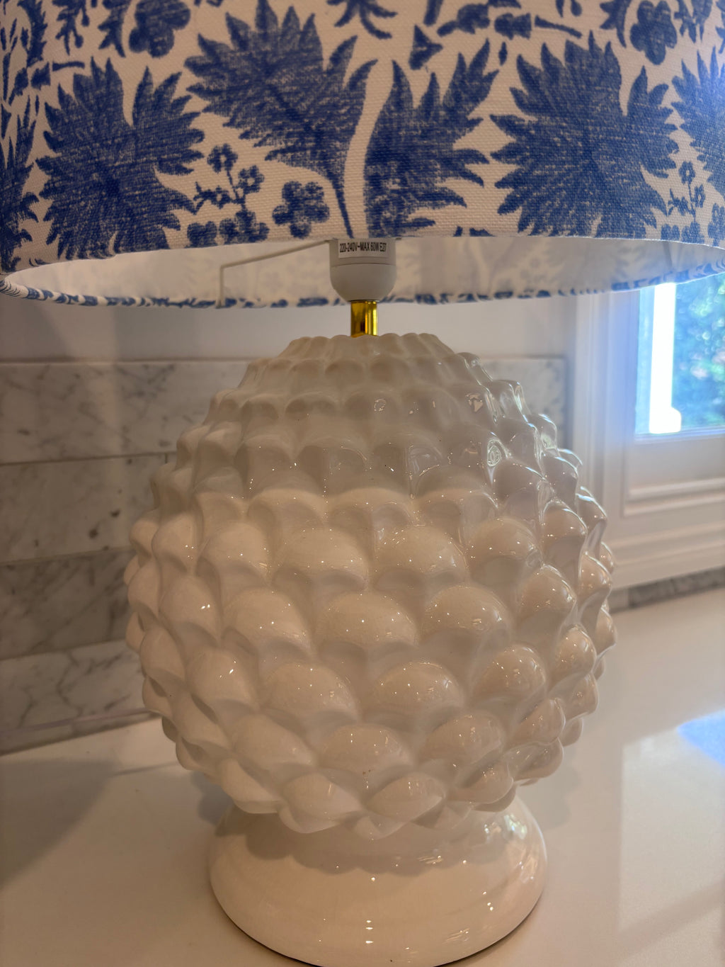 Large Artichoke lamp