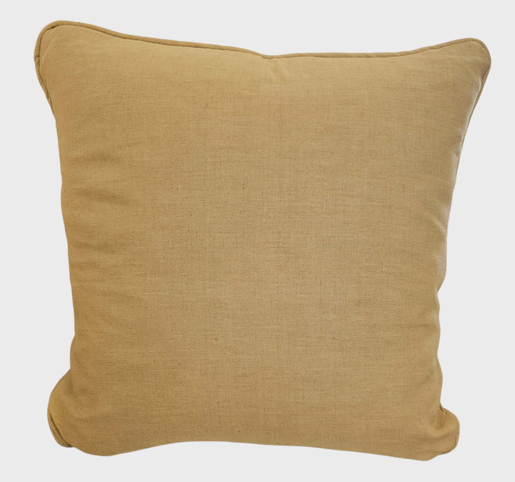 Ikat cushion Olive