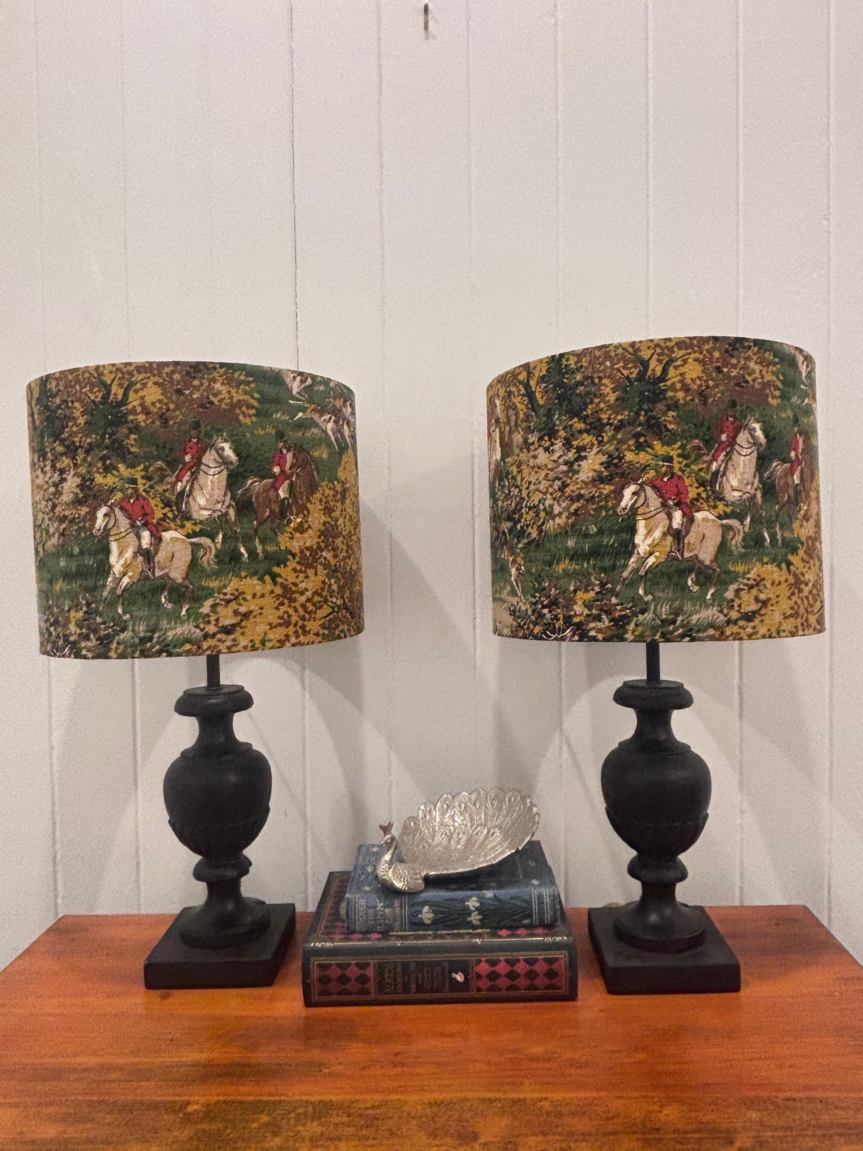 Horse and Hound lamps